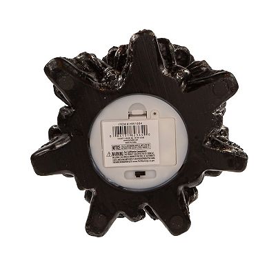 Kurt Adler 11.5-Inch Battery-Operated Bat & Skull Table Decor