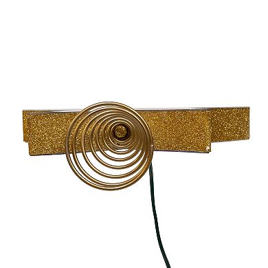 Kurt Adler 11.5-Inch 22-Light Infinity Effect Christmas Tree Topper