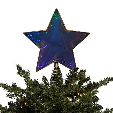 Kurt Adler 11.5-Inch 22-Light Infinity Effect Christmas Tree Topper