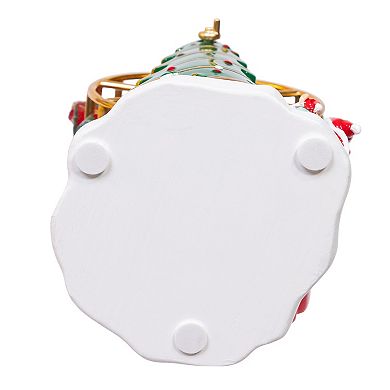 Kurt Adler 5.5-Inch Wind-Up Musical Ferris Wheel Table Decor