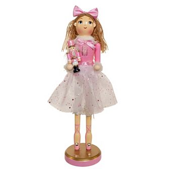 Kurt Adler 12-Inch Clara Ballerina Nutcracker Figurine Table Decor