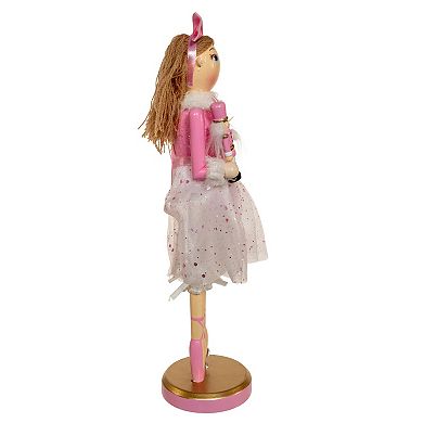 Kurt Adler 12-Inch Clara Ballerina Nutcracker Figurine Table Decor