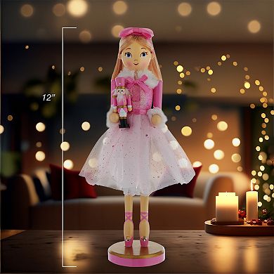 Kurt Adler 12-Inch Clara Ballerina Nutcracker Figurine Table Decor