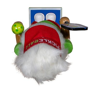 Kurt Adler 12-Inch Pickleball Nutcracker Figurine Table Decor