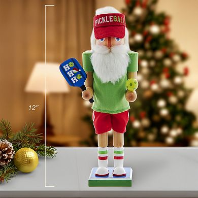 Kurt Adler 12-Inch Pickleball Nutcracker Figurine Table Decor
