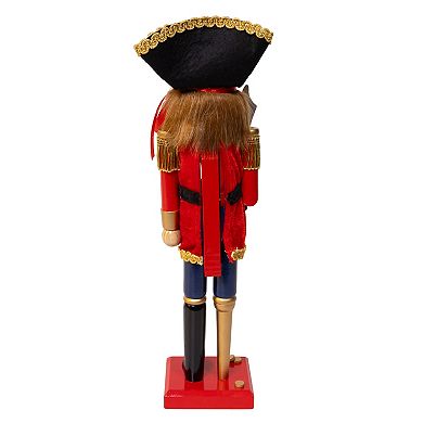 Kurt Adler 15-Inch Pirate Nutcracker Figurine Table Decor