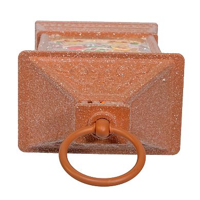 Kurt Adler Battery-Operated USB LED Lighted Gingerbread Water Lantern Table Decor