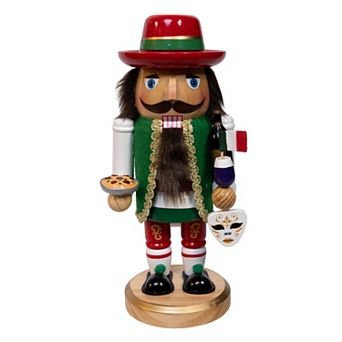 Kurt Adler 10.25-Inch Italian Nutcracker Figurine Table Decor