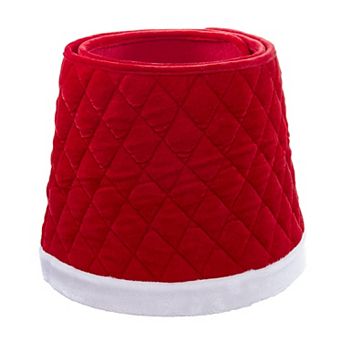 Kurt Adler 12 by 28-Inch Quilted Velvet Christmas Tree Skirt