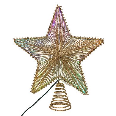 Kurt Adler 11.5-Inch 27-Light Multicolor LED Star Christmas Tree Topper