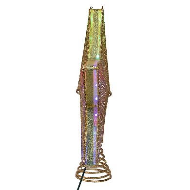 Kurt Adler 11.5-Inch 27-Light Multicolor LED Star Christmas Tree Topper
