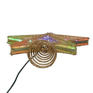 Kurt Adler 11.5-Inch 27-Light Multicolor LED Star Christmas Tree Topper