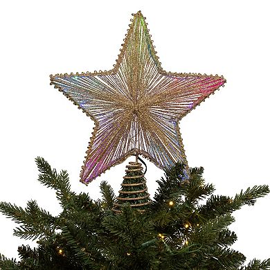 Kurt Adler 11.5-Inch 27-Light Multicolor LED Star Christmas Tree Topper