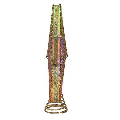 Kurt Adler 11.5-Inch 27-Light Multicolor LED Star Christmas Tree Topper