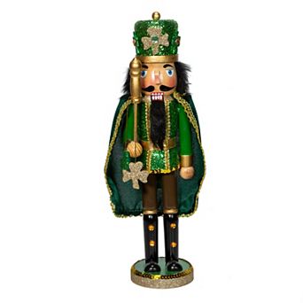 Kurt Adler 15-Inch Irish Nutcracker Figurine Table Decor