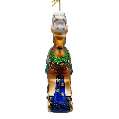 Kurt Adler Bellissimo Rocking Deer Christmas Ornament