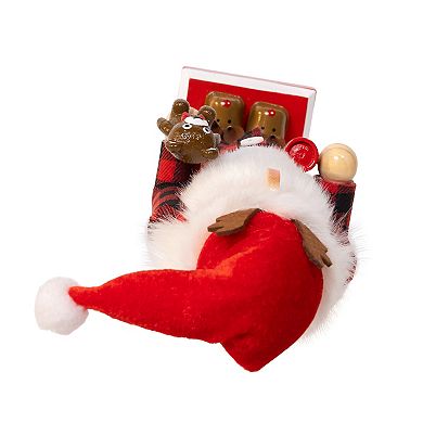 Kurt Adler Nutcracker Figurine Table Decor 15-Inch Santa With Red Pajamas