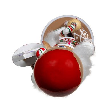 Kurt Adler 12-Inch Gingerbread Nutcracker Figurine Table Decor