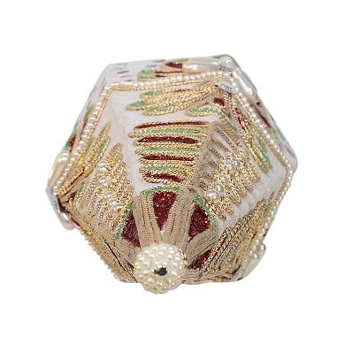 Kurt Adler 20.5-Inch Mistletoe Topiary Table Decor