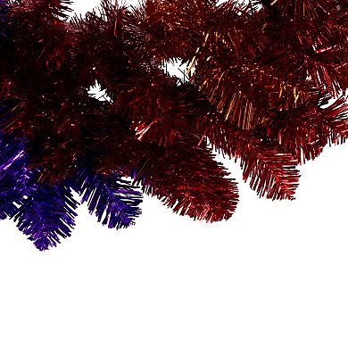 Kurt Adler 24-Inch Un-Lit Foil Rainbow Pride Wreath