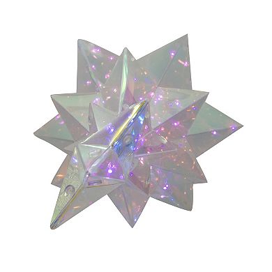 Kurt Adler 15-Inch Battery-Operated Lighted Holographic Tabletop Christmas Tree