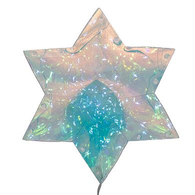 Kurt Adler 15-Inch Battery-Operated Lighted Holographic Tabletop Christmas Tree