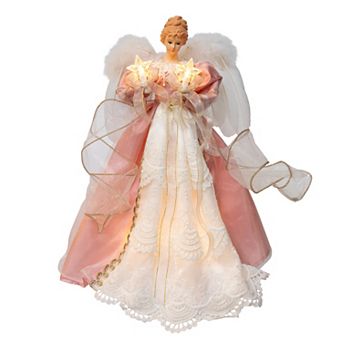 Kurt Adler 14-Inch UL 10-Light Angel Christmas Tree Topper