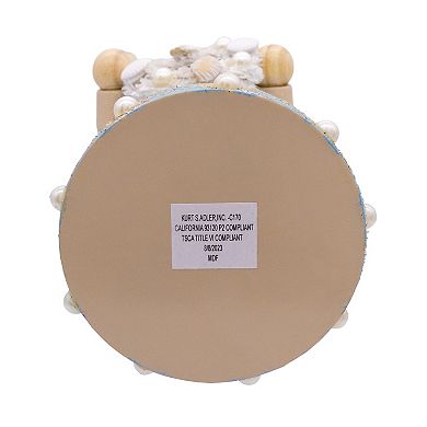 Kurt Adler 15-Inch Wooden Beach Nutcracker Figurine Table Decor