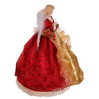 Kurt Adler 14-Inch Light-Up Angel Christmas Tree Topper