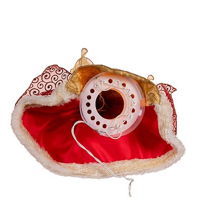 Kurt Adler 14-Inch Light-Up Angel Christmas Tree Topper