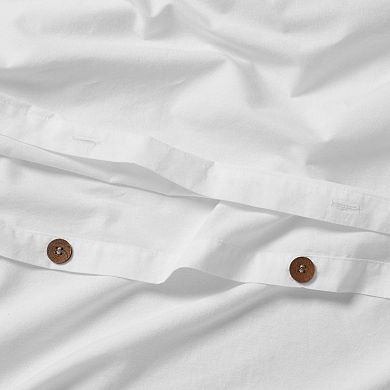 SUPERIOR Carmen 3-pc. Relaxed Vintage Wash Solid Duvet Cover & Shams Set