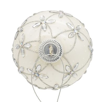 Kurt Adler 80MM Glass Christmas Ornament 6-Pc. Set