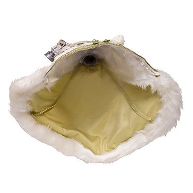 Kurt Adler 16-Inch Mistletoe Kisses Angel Christmas Tree Topper