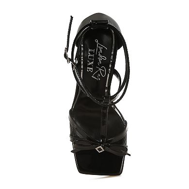 London Rag Affluence Women's Jeweled High Heel Sandals