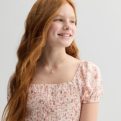 Girls 6-20 SO® Smocked Bodice Dress in Regular & Plus Size