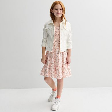 Girls 6-20 SO® Smocked Bodice Dress in Regular & Plus Size