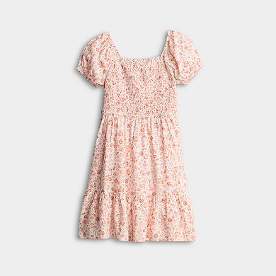 Girls 6-20 SO® Smocked Bodice Dress in Regular & Plus Size