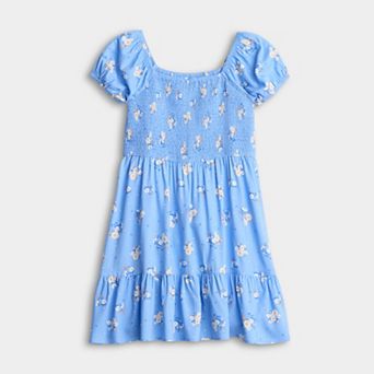 Girls 8-20 SO® Smocked Bodice Dress in Regular & Plus Size