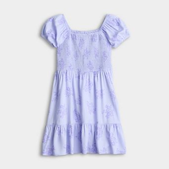 Girls 8-20 SO® Smocked Bodice Dress in Regular & Plus Size