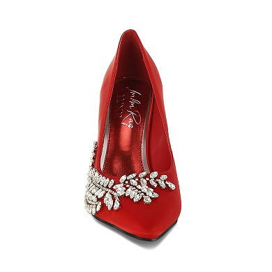 London Rag Ashlyn Women's Rhinestone Embellished Stiletto