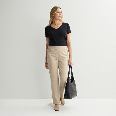 Women's Croft & Barrow® Pull-On Stretch Twill Pants