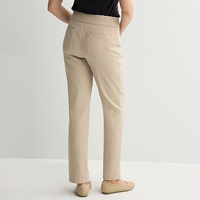 Women's Croft & Barrow® Pull-On Stretch Twill Pants