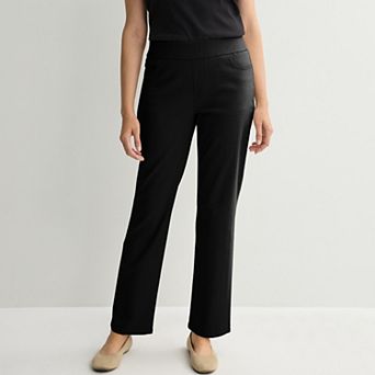 Women's Croft & Barrow® Pull-On Stretch Twill Pants