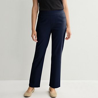 Women's Croft & Barrow® Pull-On Stretch Twill Pants