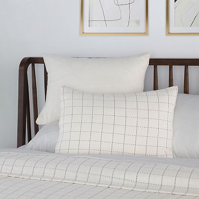 Vellux Yukon Ivory Coverlet Set with Shams