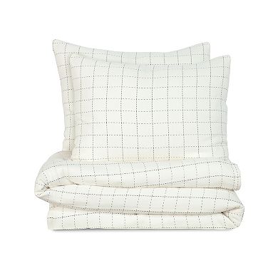 Vellux Yukon Ivory Coverlet Set with Shams