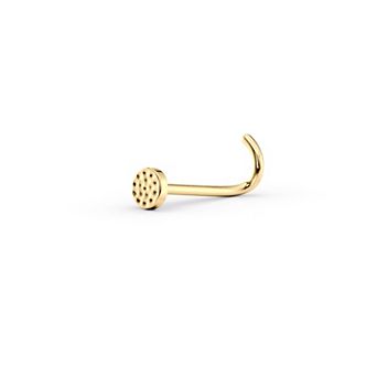 Lila Moon 14k Gold Curved Nose Stud