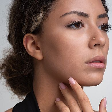 Lila Moon 14k Gold Curved Nose Stud