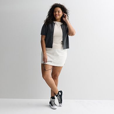 Juniors' Plus Size SO® Boatneck Tank Top