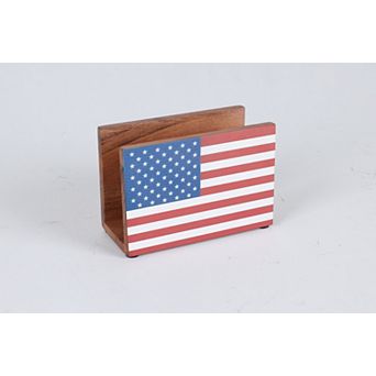 Americana 4 pc Flag Coaster Set